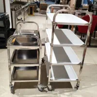 ترولی فلزی ، استیل و پلاستیکی/تالاری/رستوران
