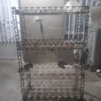 جاظرفی چهارطبقه بزرگ چرخ دار کاملا سالم ومحکم