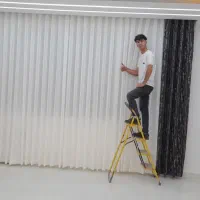 نصاب پرده با تجربه و کار تمیز