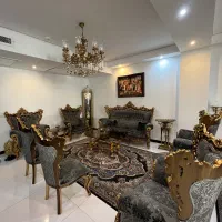 مبل سلطنتی استیل پارچه ترک چوب راش