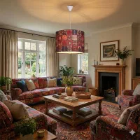 ست اتاق کودک و بزرگسال آباژور و لوستر و ساعت