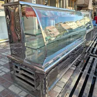 یخچال ویترینی تمام استیل۲متری موتور فرانسه شیر دار|فروشگاه و مغازه|تهران, تهرانسر شرقی|دیوار