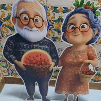 استند چوبی یلدایی