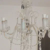 لوستر کریستالی ۶ شاخه|لوستر و چراغ آویز|سهند, |دیوار