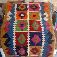 گلیم دست بافت|گلیم، جاجیم، گبه|خرمآباد, |دیوار