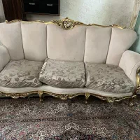 مبلمان ۹ نفره کلاسیک همراه با میز ناهارخوری ۸ نفره|مبلمان خانگی و میز عسلی|سیرجان, |دیوار