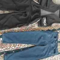 شلوار لی جلیقه شلوار بادی