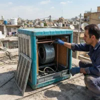 سرویس زمستانه و اصولی کولر آبی