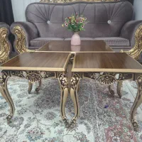 مبل وعسلی هشت نفره در حدنو|مبلمان خانگی و میز عسلی|کرمانشاه, |دیوار