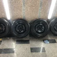 ۴عدد رینگ و لاستیک سایز۱۴