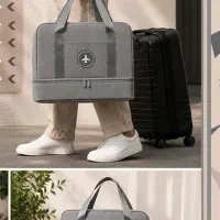ساک مسافرتی لباس و کفش برزنتی