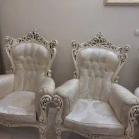 مبل سلطنتی به همراه ۳ عسلی|مبلمان خانگی و میز عسلی|ری, دولت‌آباد|دیوار