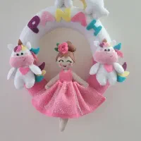 آویز اسم نمدی