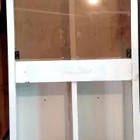 کمد دیواری فلزی درب شیشه ای فقط یک م