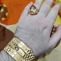 دستبند و انگشتر مردانه