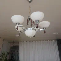 لوستر ۵ شاخه سالم|لوستر و چراغ آویز|شهرکرد, |دیوار