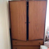 کمد لباس با کشو چوب نراد