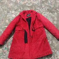 پالتو دخترانه کفشدوزکی و سوشرت