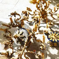 فروش خریدارلوستر های برنزی ابکاری طلایی|لوستر و چراغ آویز|تهران, ستارخان|دیوار