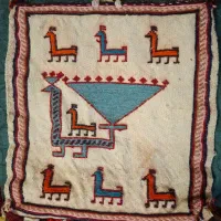 پوشان آلان دستباف قشقایی|فرش|فراشبند, |دیوار