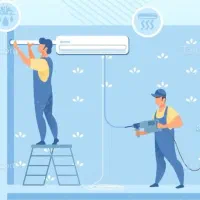 نصب کولر و پکیج و تعمیرات