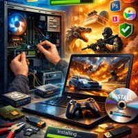 انواع خدمات کامپیوتر و لپتاب و کنسول