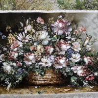 تابلو فرش گل ستاره|تابلو فرش|تهران, دروازه شمیران|دیوار