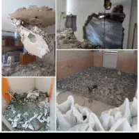 تخریب کار ساختمان بنا پلاستر کار|خدمات پیشه و مهارت|اهواز, زیتون کارمندی|دیوار