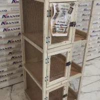 قفس سه طبقه کود کش دار