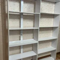 قفسه mdfسفید کاملا سالم و تمیز و جادار