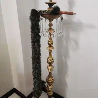 قلیان سلطنتی دستساز کاملا برنجی