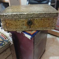 جعبه دوران زندیه بی نظیر طلا کوب