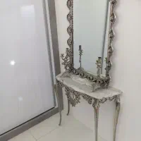 آینه و شمعدان برنزی|صنایع دستی و سایر لوازم تزئینی|تبریز, |دیوار