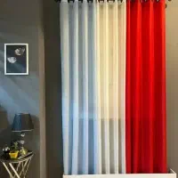 پرده حریر و مخمل با دوخت تمیز