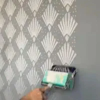 طرح کاغذدیواری نقاشی ساختمان