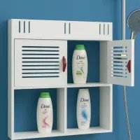 شلف باکس نظم دهنده دیواری مدل نیمه درب ضدآب pvc