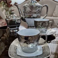 سرویس چینی آلمانی نقره کوب