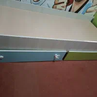 تخت تک‌نفره همراه با کفی و دو کشو و بدون تشک  .|تخت و سرویس خواب|تبریز, |دیوار