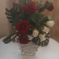 گل مصنوعی رز