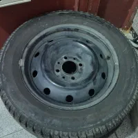 لاستیک پژو گل برفی لاسا سایز 15 با رینگ|قطعات یدکی و لوازم جانبی|سردشت, |دیوار