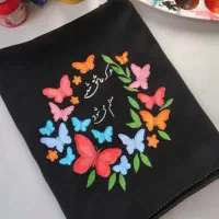 مقنعه طرحدار،نقاشی روی مقنعه|لباس|تهران, بوستان ولایت|دیوار