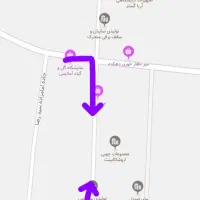 زمین کارگاهی علی آباد قاجار(جانبازان)موقعیت عالی