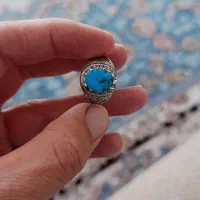 انگشتر فیروزه نیشابوری رنگ محک