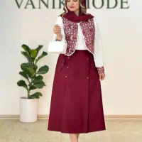 ۳ تیکه شومیز جلیقه دامن سایز ۳۸تا ۴۶ ۷۰۰هزار تومان