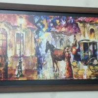 تابلو نقاشی زیبا ....عاوضه|تابلو، نقاشی، عکس|تهران, شهرک فردوس (حسینی)|دیوار