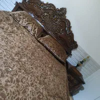 تخت خواب دو نفره  تمام چوب|تخت و سرویس خواب|تهران, علی‌آباد|دیوار