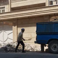 حمل نخاله با نیسان کمپرسی .ماسه واجر داریم