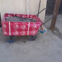 گاری .چهارچرخ نو یه ماه نیست ساخته شده