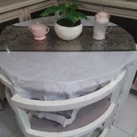 میز ناهارخوری چهار نفره|میز و صندلی غذاخوری|گرمسار, |دیوار