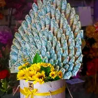 گل رز|گل مصنوعی|قم, صفائیه|دیوار